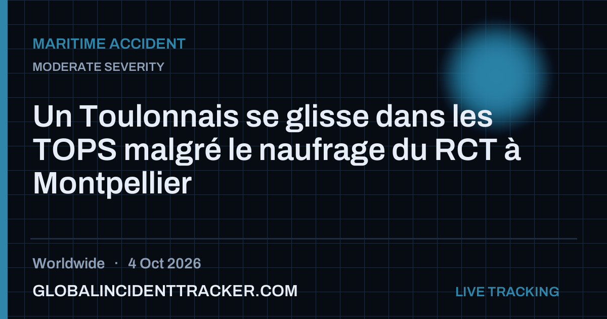 Maritime Accident incident in worldwide on 4 October 2026 — Global Incident Tracker report card