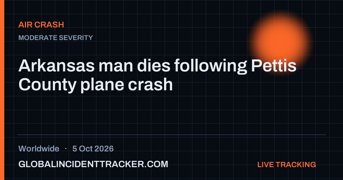 Air Crash incident in worldwide on 5 October 2026 — Global Incident Tracker report card