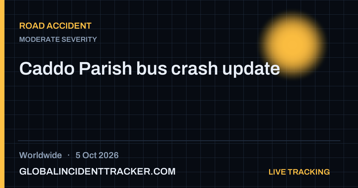 Road Accident incident in worldwide on 5 October 2026 — Global Incident Tracker report card