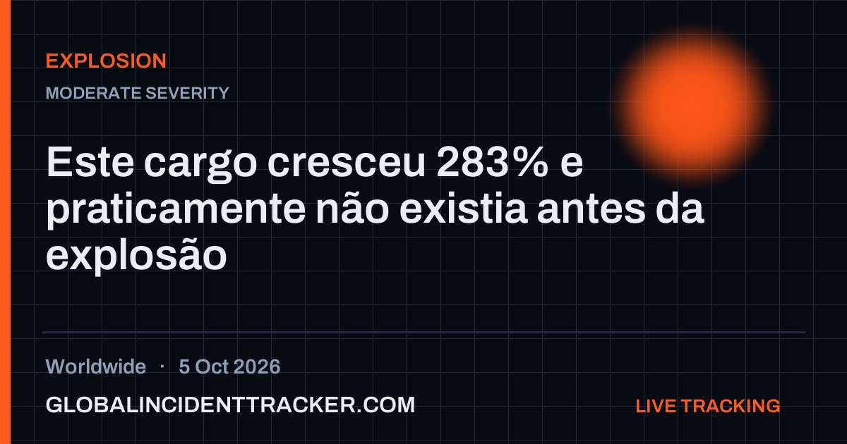 Explosion incident in worldwide on 5 October 2026 — Global Incident Tracker report card