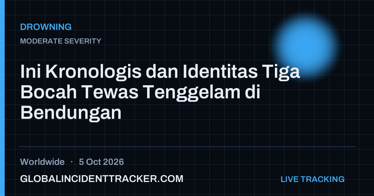 Drowning incident in worldwide on 5 October 2026 — Global Incident Tracker report card