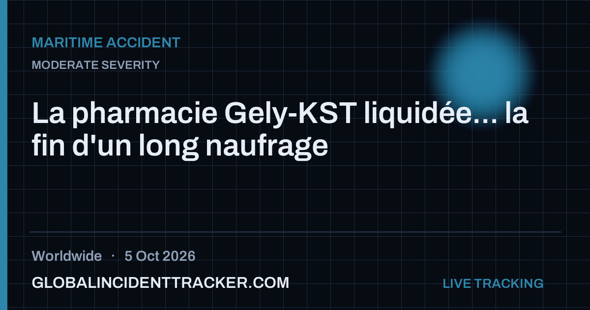 Maritime Accident incident in worldwide on 5 October 2026 — Global Incident Tracker report card