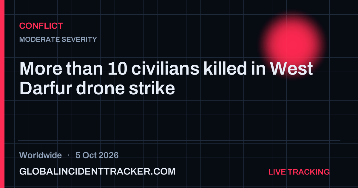 Conflict incident in worldwide on 5 October 2026 — Global Incident Tracker report card