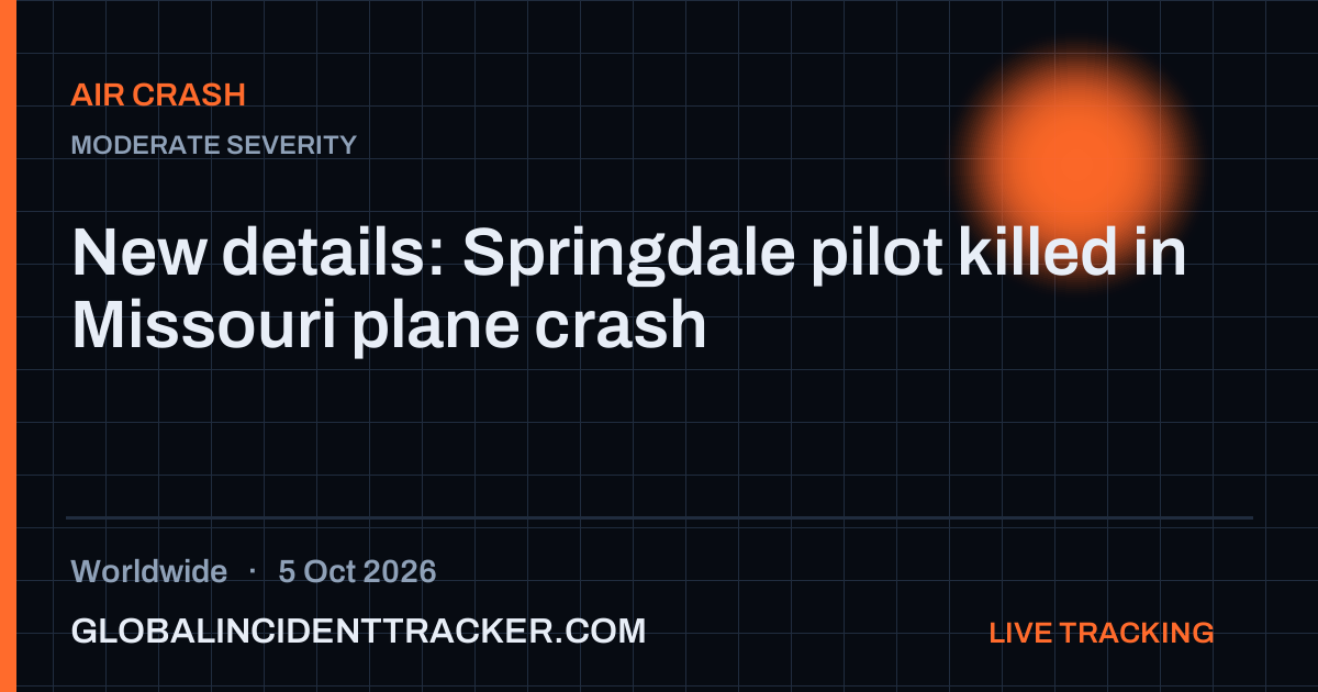 Air Crash incident in worldwide on 5 October 2026 — Global Incident Tracker report card