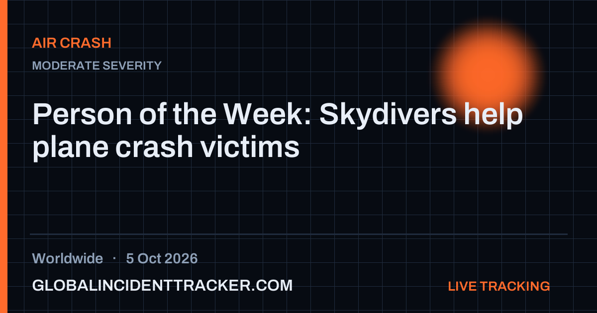 Air Crash incident in worldwide on 5 October 2026 — Global Incident Tracker report card