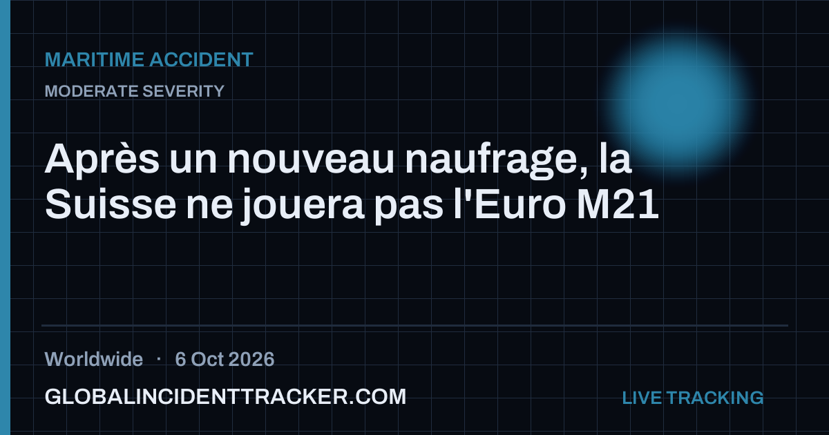 Maritime Accident incident in worldwide on 6 October 2026 — Global Incident Tracker report card