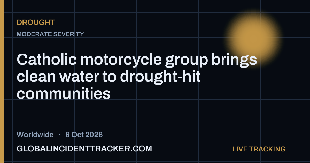 Drought incident in worldwide on 6 October 2026 — Global Incident Tracker report card