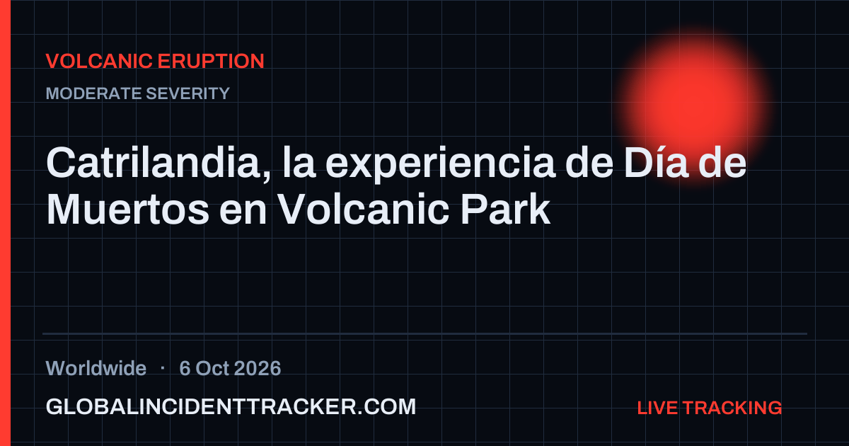 Volcanic Eruption incident in worldwide on 6 October 2026 — Global Incident Tracker report card