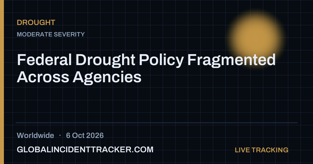Drought incident in worldwide on 6 October 2026 — Global Incident Tracker report card