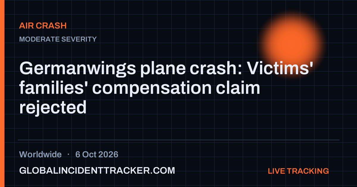 Air Crash incident in worldwide on 6 October 2026 — Global Incident Tracker report card