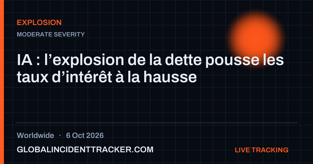 Explosion incident in worldwide on 6 October 2026 — Global Incident Tracker report card