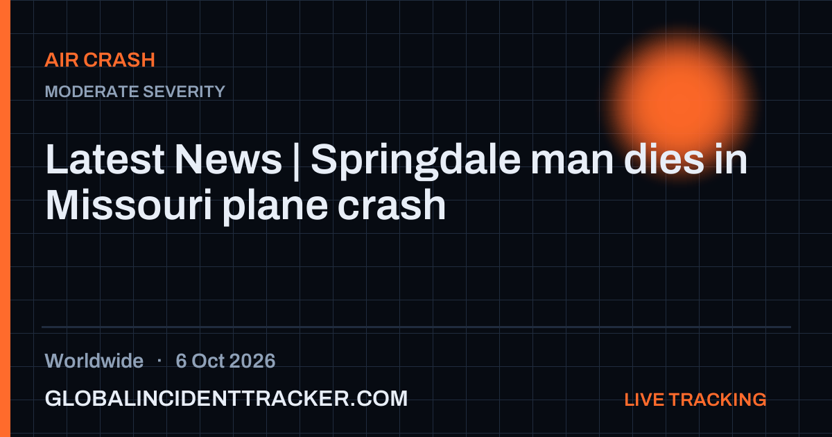 Air Crash incident in worldwide on 6 October 2026 — Global Incident Tracker report card