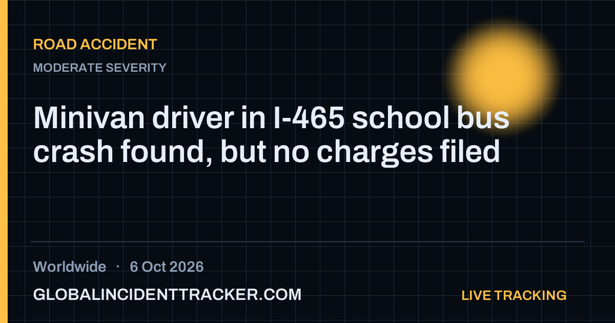 Road Accident incident in worldwide on 6 October 2026 — Global Incident Tracker report card