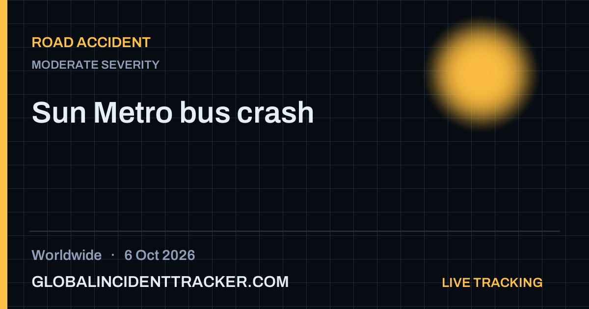 Road Accident incident in worldwide on 6 October 2026 — Global Incident Tracker report card