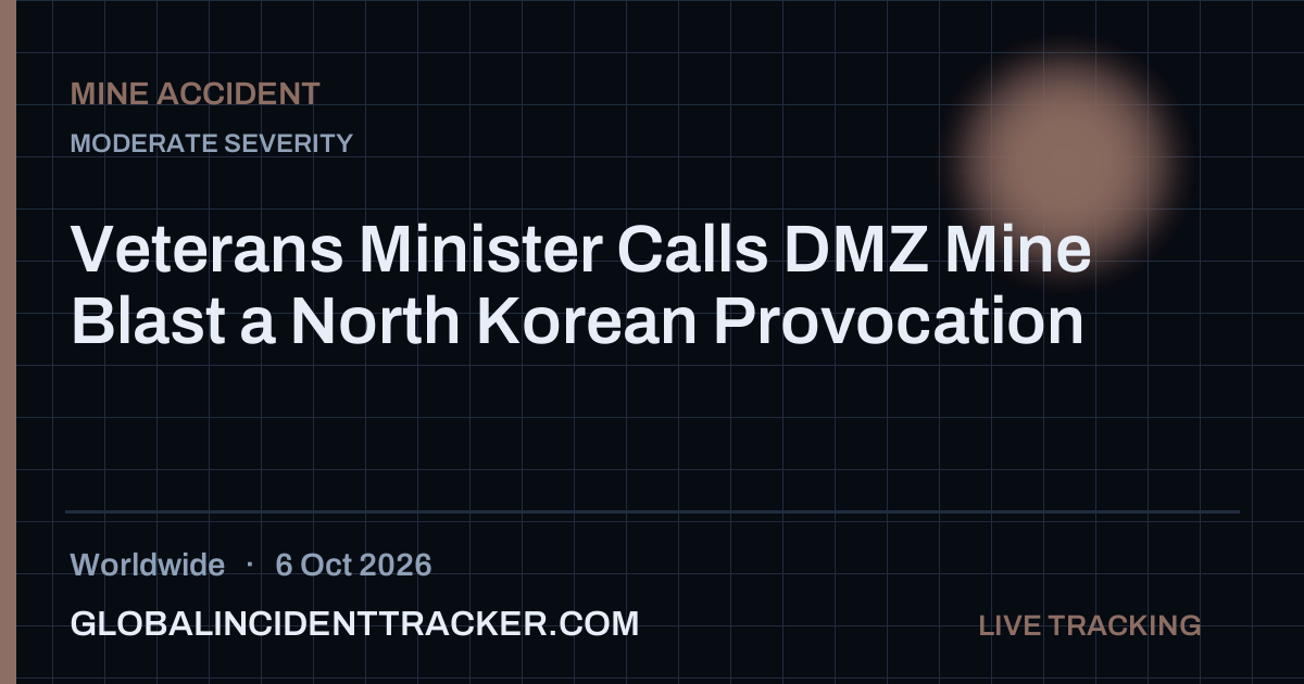 Mine Accident incident in worldwide on 6 October 2026 — Global Incident Tracker report card