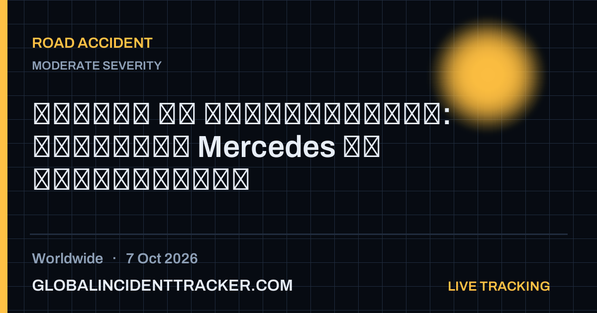 Road Accident incident in worldwide on 7 October 2026 — Global Incident Tracker report card