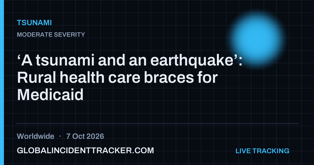 Tsunami incident in worldwide on 7 October 2026 — Global Incident Tracker report card