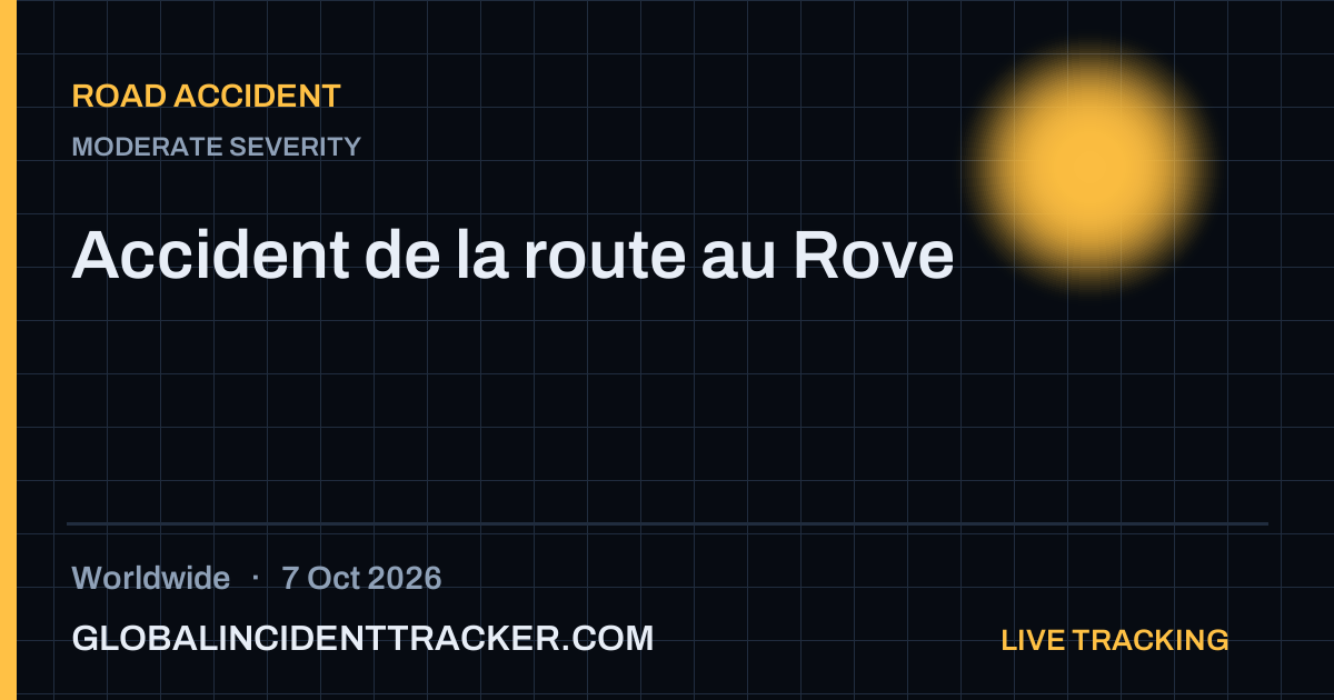 Road Accident incident in worldwide on 7 October 2026 — Global Incident Tracker report card