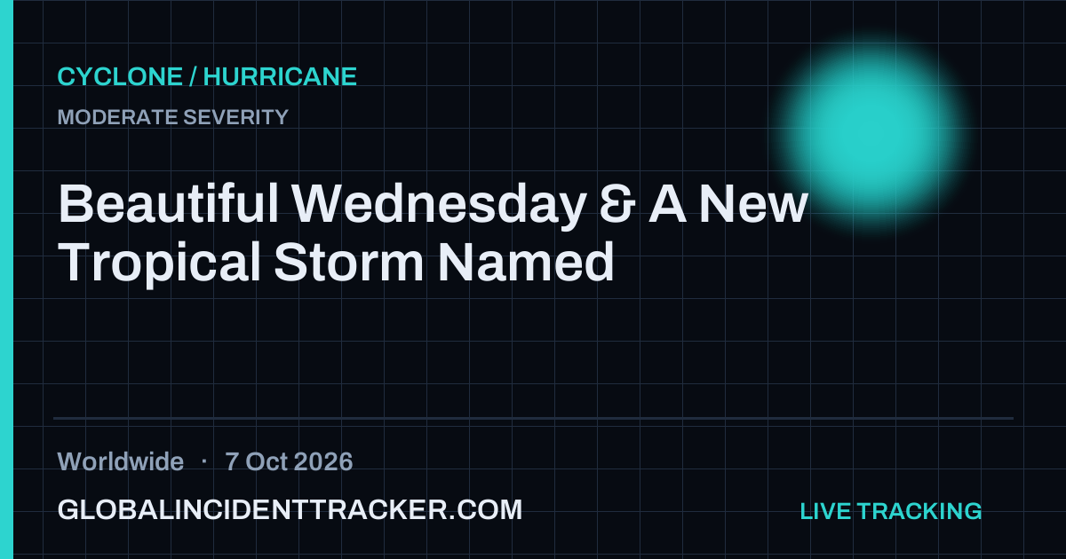 Cyclone / Hurricane incident in worldwide on 7 October 2026 — Global Incident Tracker report card