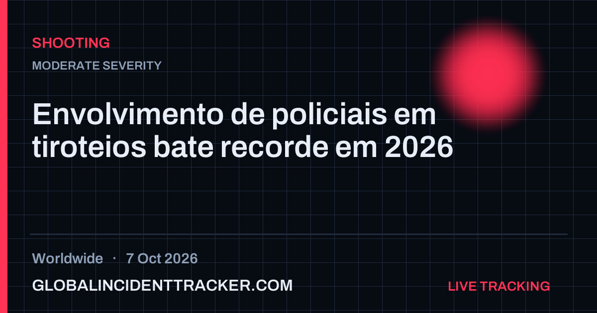 Shooting incident in worldwide on 7 October 2026 — Global Incident Tracker report card