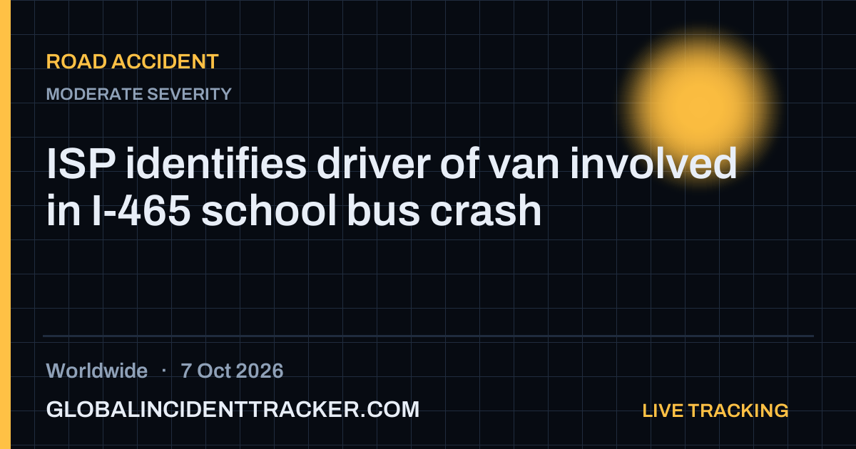 Road Accident incident in worldwide on 7 October 2026 — Global Incident Tracker report card