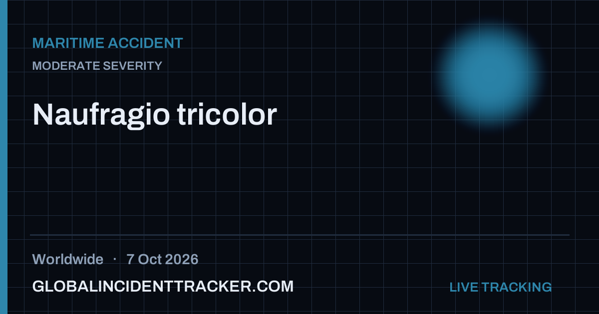 Maritime Accident incident in worldwide on 7 October 2026 — Global Incident Tracker report card