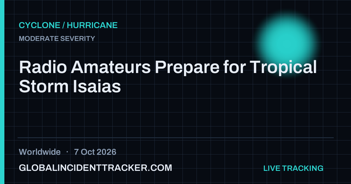 Cyclone / Hurricane incident in worldwide on 7 October 2026 — Global Incident Tracker report card