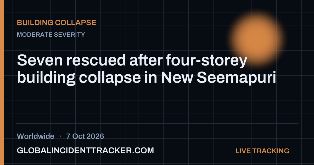 Building Collapse incident in worldwide on 7 October 2026 — Global Incident Tracker report card
