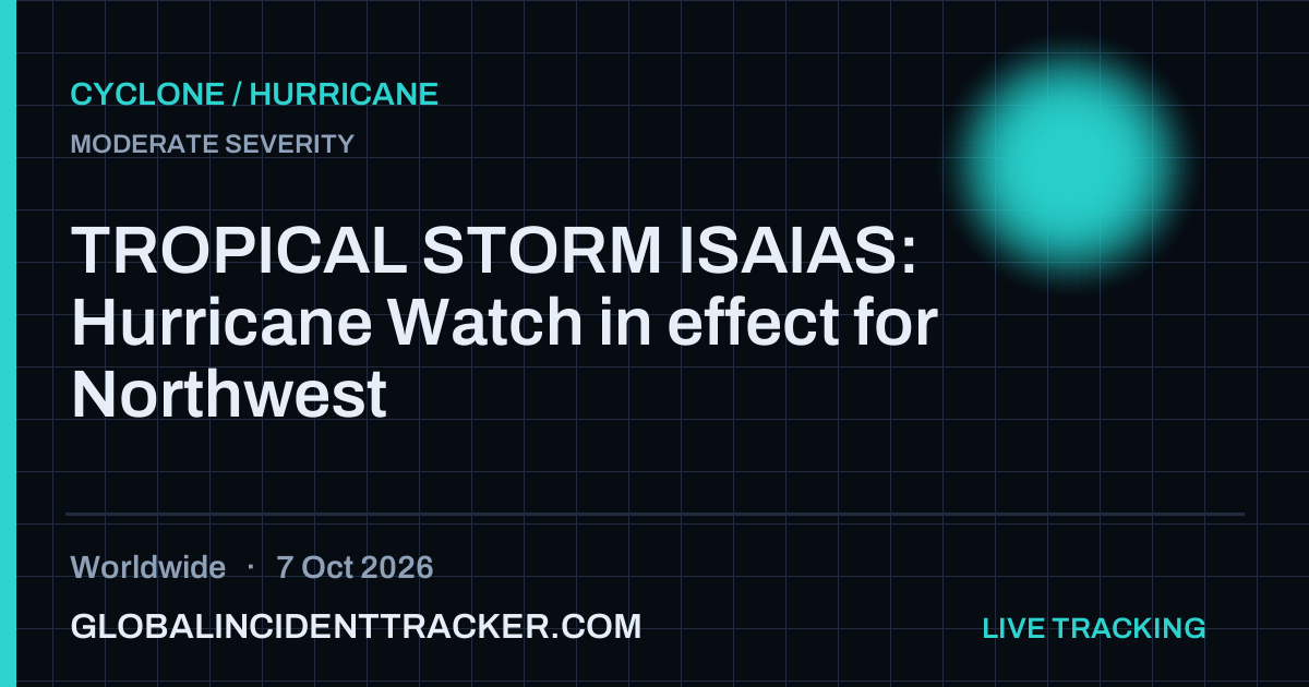 Cyclone / Hurricane incident in worldwide on 7 October 2026 — Global Incident Tracker report card