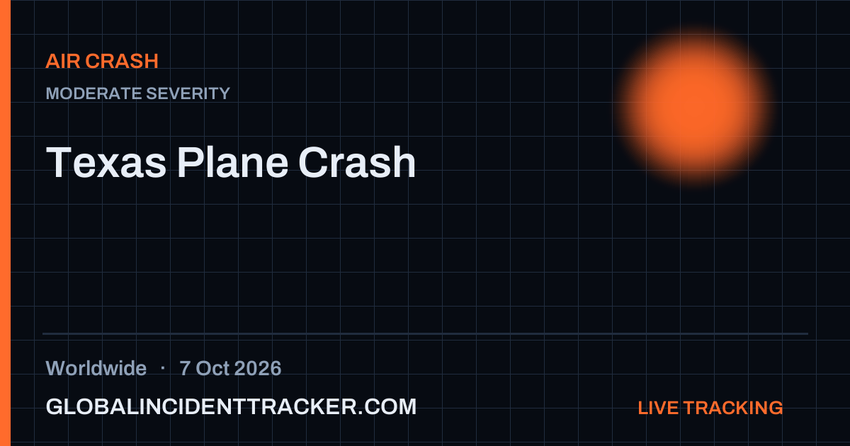 Air Crash incident in worldwide on 7 October 2026 — Global Incident Tracker report card
