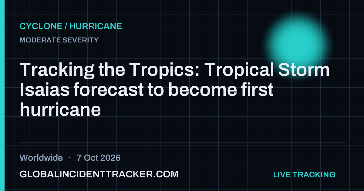 Cyclone / Hurricane incident in worldwide on 7 October 2026 — Global Incident Tracker report card