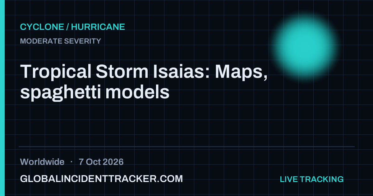 Cyclone / Hurricane incident in worldwide on 7 October 2026 — Global Incident Tracker report card