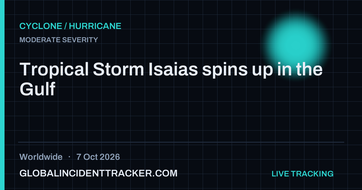 Cyclone / Hurricane incident in worldwide on 7 October 2026 — Global Incident Tracker report card