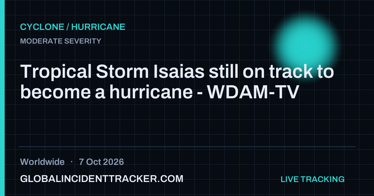 Cyclone / Hurricane incident in worldwide on 7 October 2026 — Global Incident Tracker report card