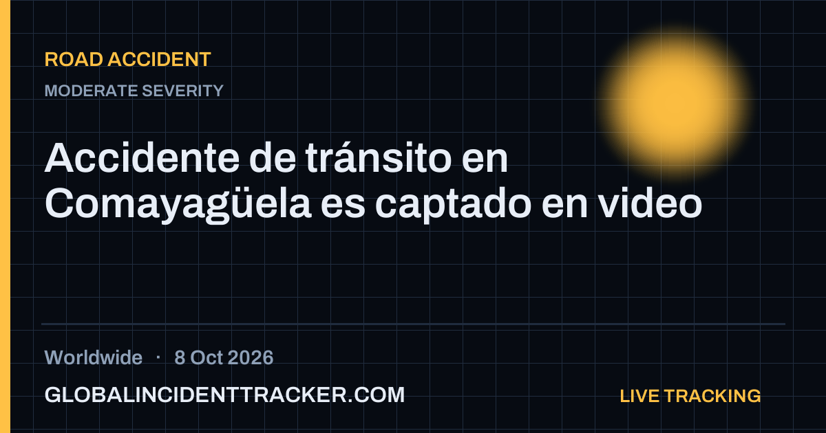 Road Accident incident in worldwide on 8 October 2026 — Global Incident Tracker report card
