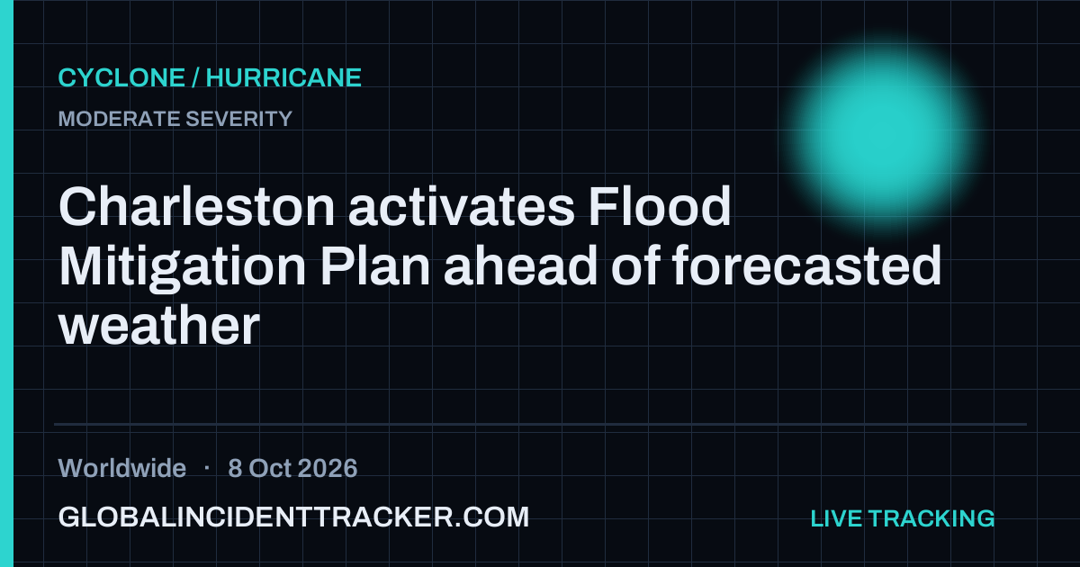 Cyclone / Hurricane incident in worldwide on 8 October 2026 — Global Incident Tracker report card