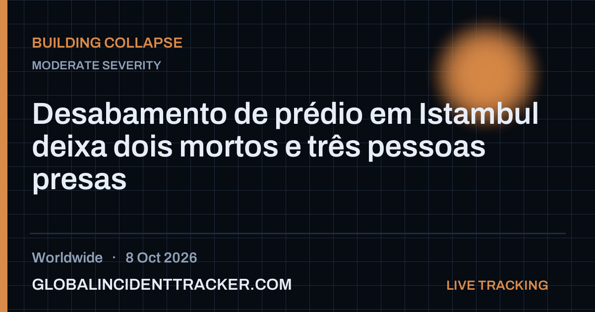 Building Collapse incident in worldwide on 8 October 2026 — Global Incident Tracker report card