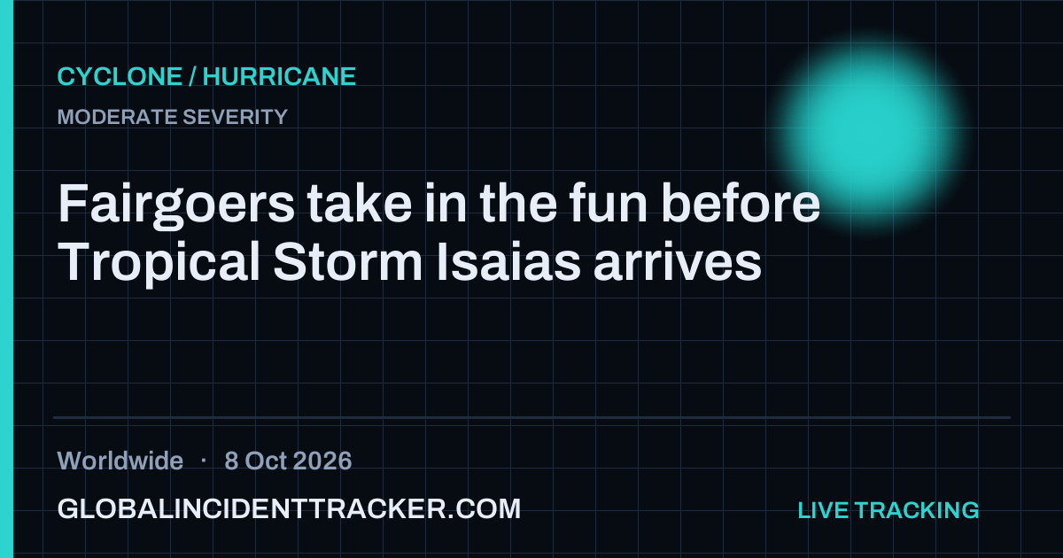 Cyclone / Hurricane incident in worldwide on 8 October 2026 — Global Incident Tracker report card