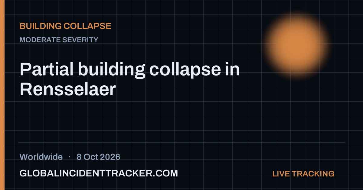 Building Collapse incident in worldwide on 8 October 2026 — Global Incident Tracker report card