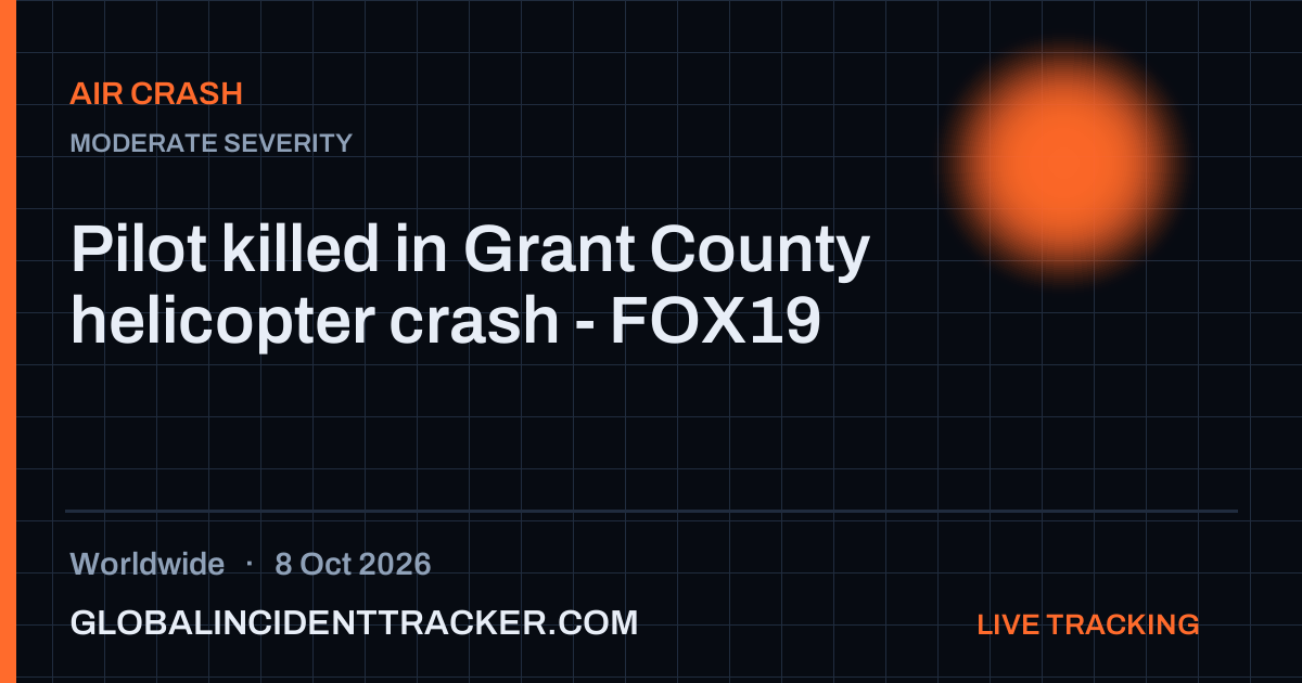 Air Crash incident in worldwide on 8 October 2026 — Global Incident Tracker report card