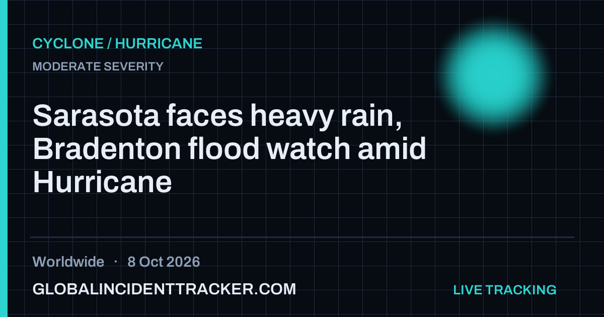 Cyclone / Hurricane incident in worldwide on 8 October 2026 — Global Incident Tracker report card