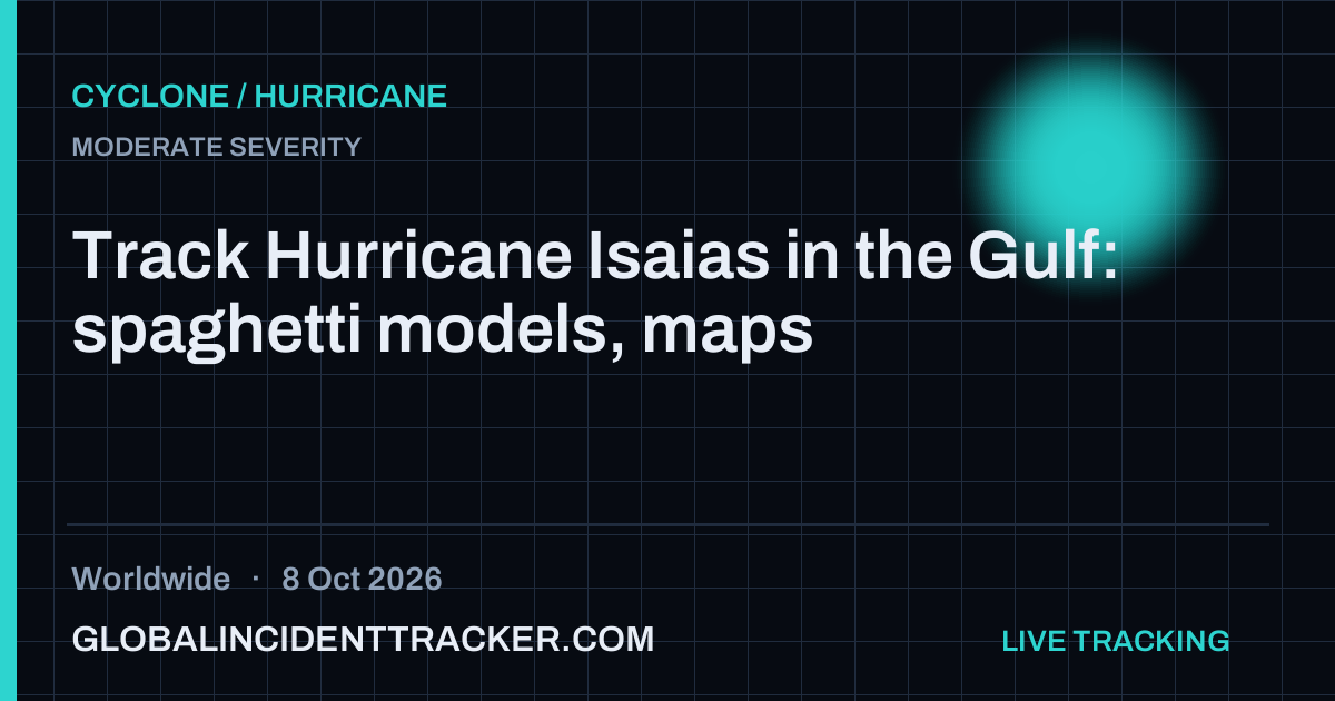 Cyclone / Hurricane incident in worldwide on 8 October 2026 — Global Incident Tracker report card