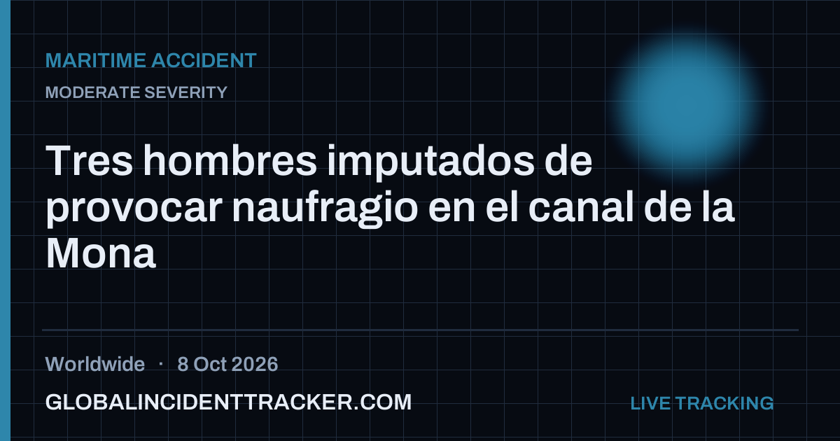Maritime Accident incident in worldwide on 8 October 2026 — Global Incident Tracker report card