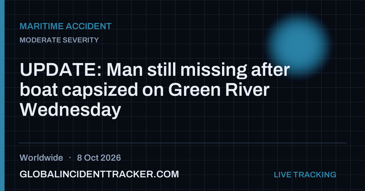 Maritime Accident incident in worldwide on 8 October 2026 — Global Incident Tracker report card