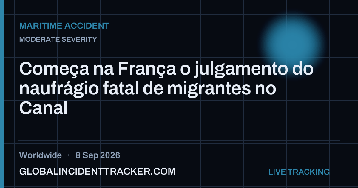 Maritime Accident incident in worldwide on 8 September 2026 — Global Incident Tracker report card