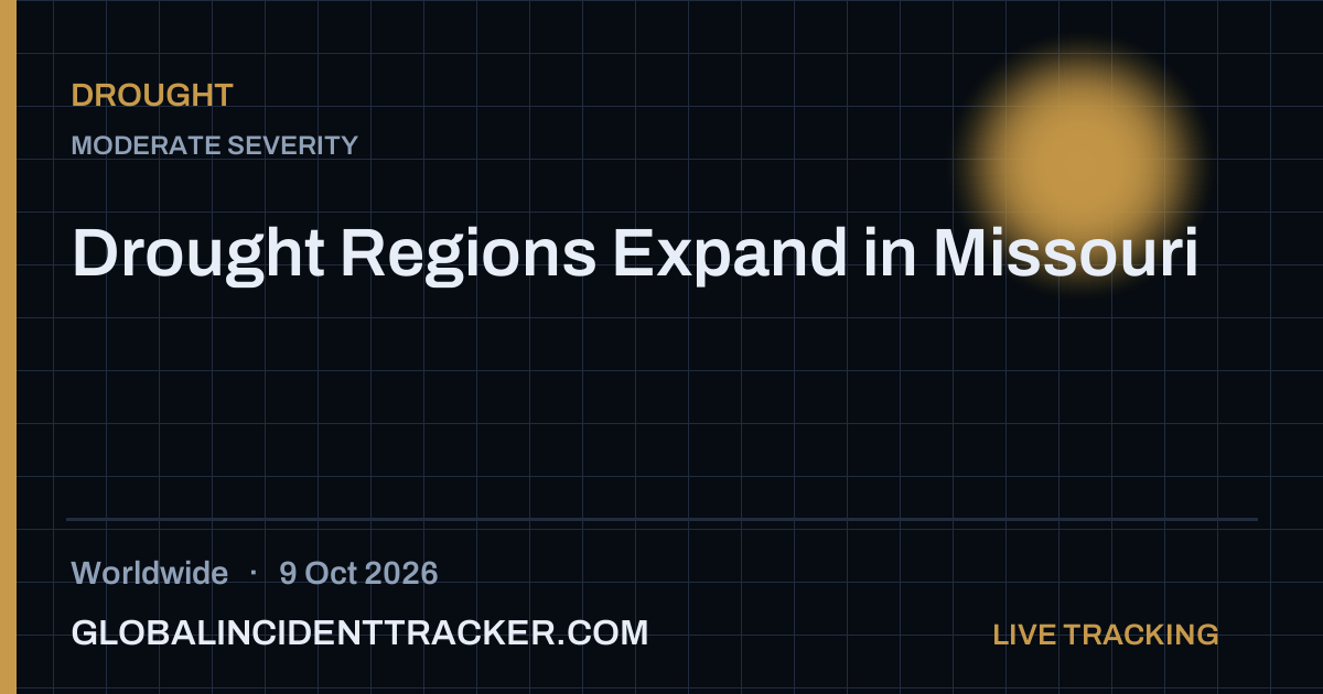 Drought incident in worldwide on 9 October 2026 — Global Incident Tracker report card