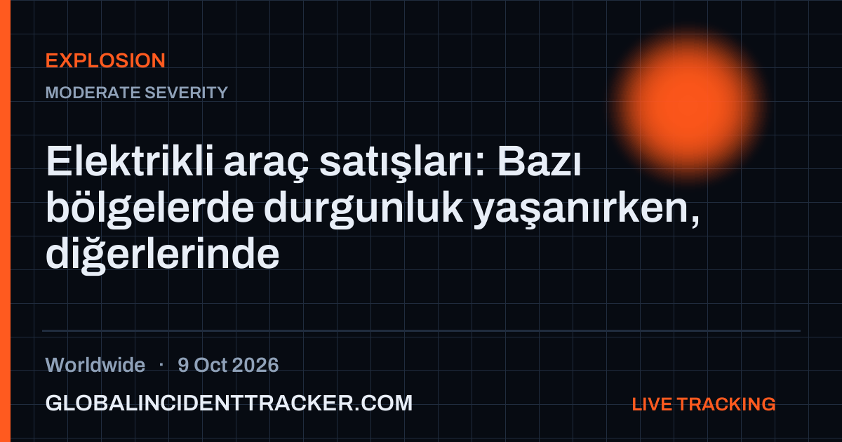 Explosion incident in worldwide on 9 October 2026 — Global Incident Tracker report card