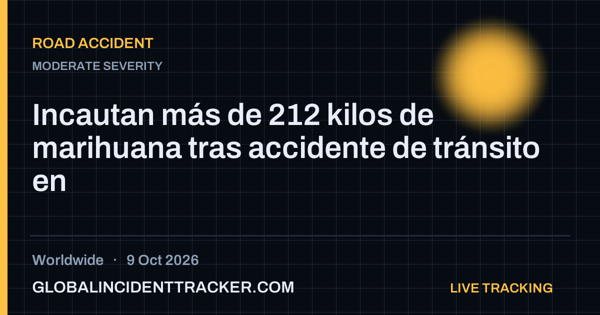 Road Accident incident in worldwide on 9 October 2026 — Global Incident Tracker report card