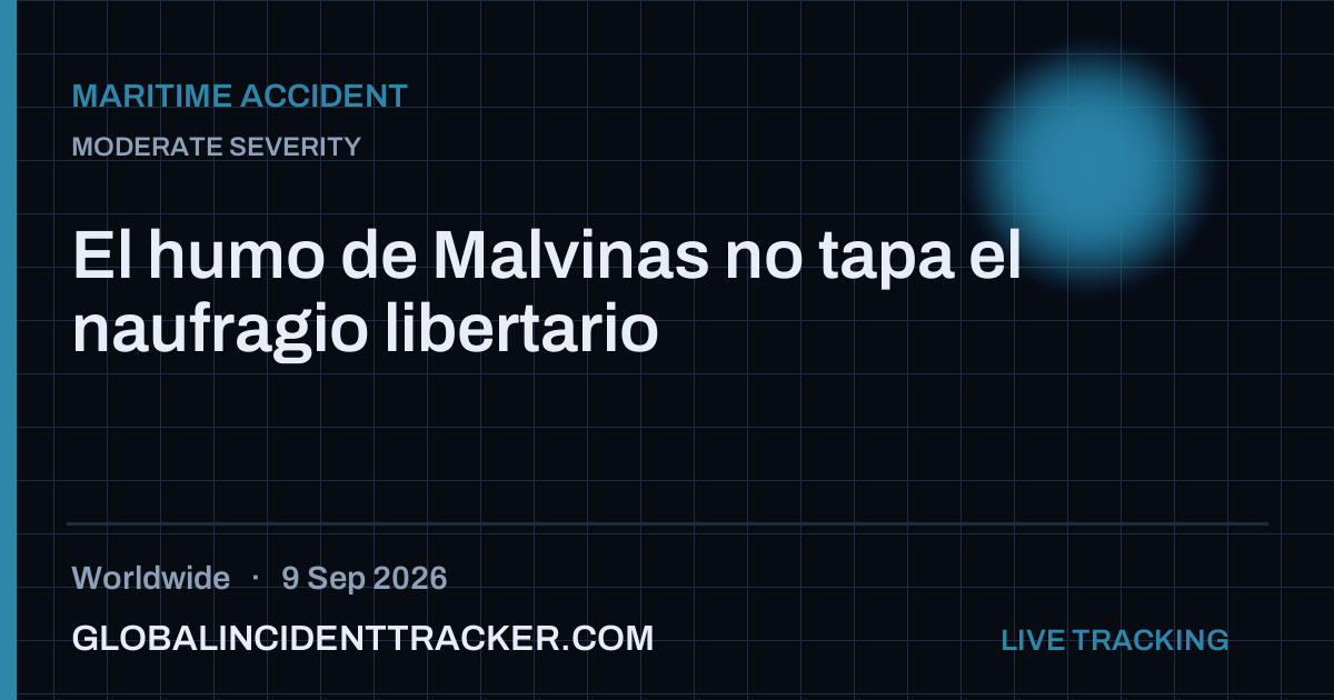 Maritime Accident incident in worldwide on 9 September 2026 — Global Incident Tracker report card