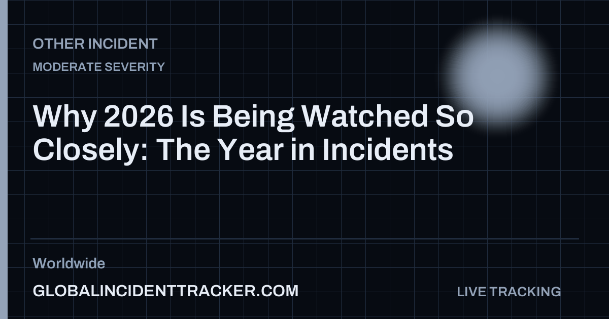 Why 2026 Is Being Watched So Closely: The Year in Incidents